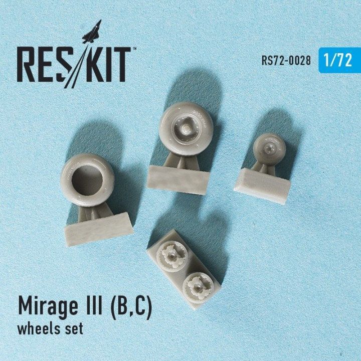 1:72 Dassault Mirage III (B,C) wheels set