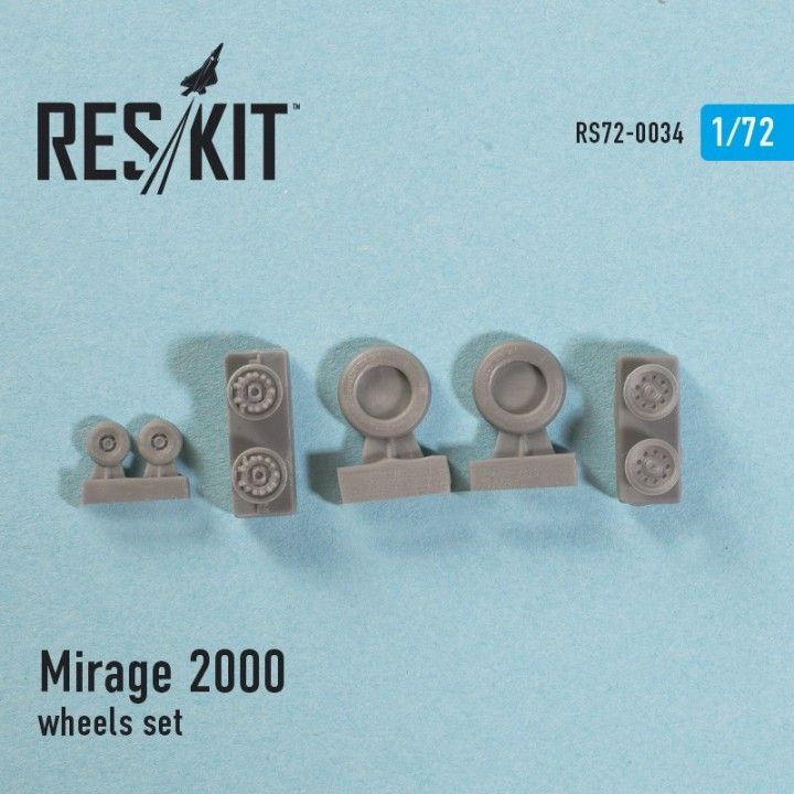 1:72 Dassault Mirage 2000 wheels set