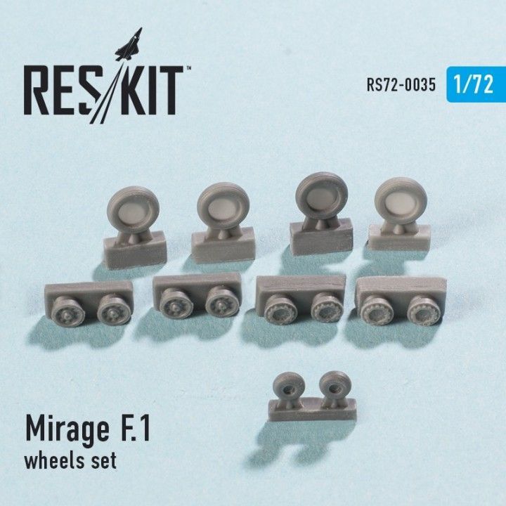 1:72 Dassault Mirage F1 wheels set