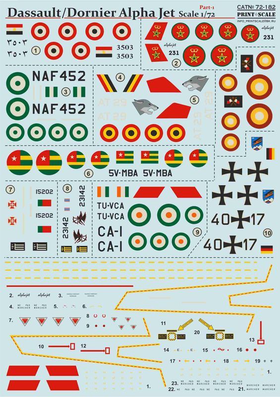 1:72 Dassault/Dornier Alpha Jet Part-1
