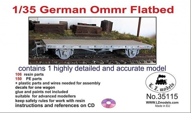 1:35 German OMMR Flatbed Wagon