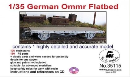 1:35 German OMMR Flatbed Wagon