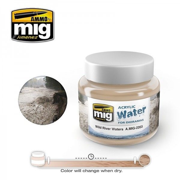 250ml Wild River Water - Acrylic Water