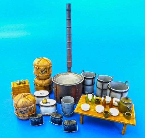 1:35 Vybavení japonské polní kuchyně