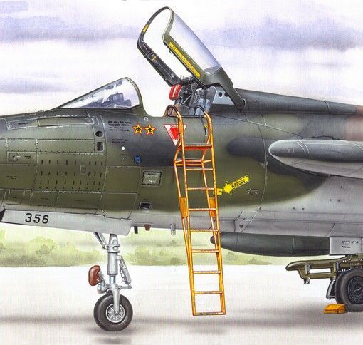 1:48 Schůdky pro F-105B/D