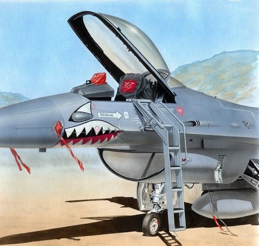 1:48 Schůdky pro F-16A/C