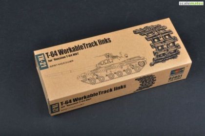 1:35 T-64 Workable Track links for Russian T-64 MBT