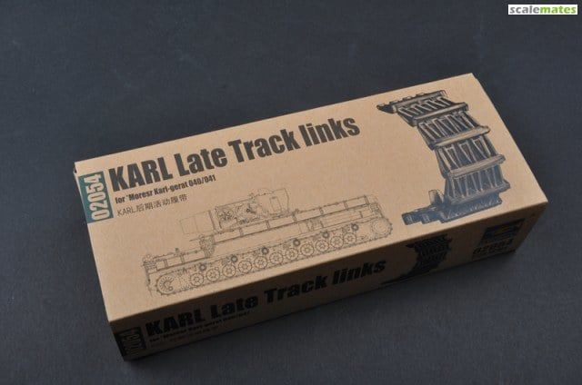 1:35 KARL late Track links for Mörser Karl the Great 040/041