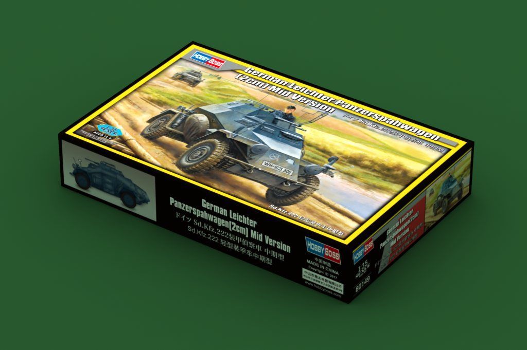 1:35 German Leichter Panzerspahwagen (2cm) Sd.Kfz.222 Mid Version