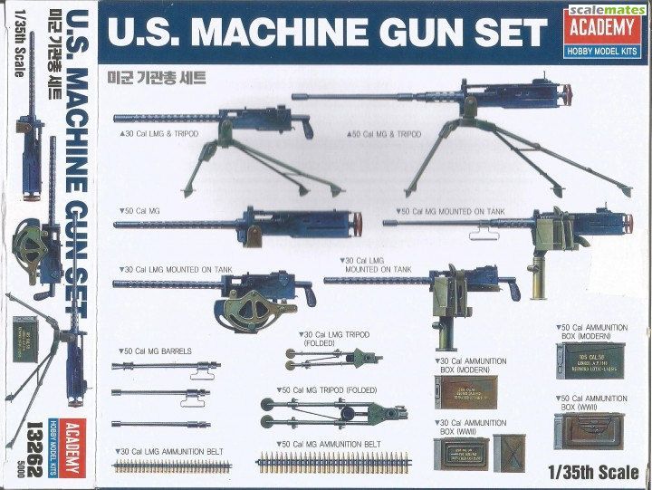 1:35 U.S. Machine Gun Set