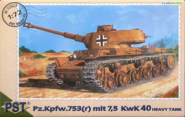 1:72 Pz.Kpfw. 753(r) mit 7,5 KwK 40 Heavy Tank