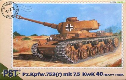 1:72 Pz.Kpfw. 753(r) mit 7,5 KwK 40 Heavy Tank