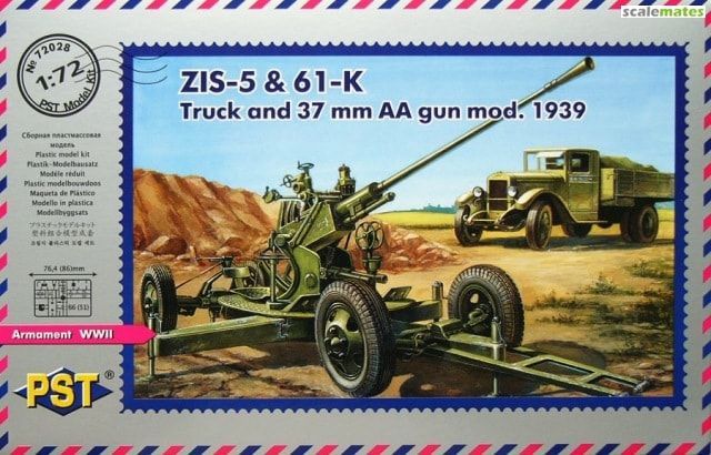 1:72 Truck ZiS-5 & 61-K Truck and 37-mm AA Gun mod. 1939