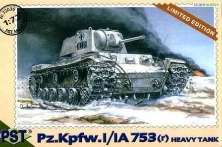 1:72 Pz.Kpfw I/IA 753(r) Heavy Tank