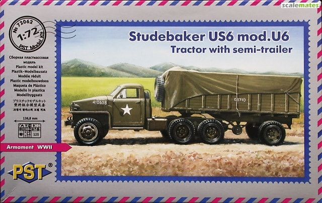 1:72 Studebaker US6 mod.U6 Tractor with semi-trailer
