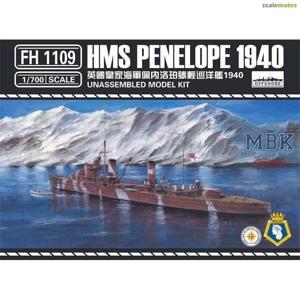 1:700 HMS Penelope 1940