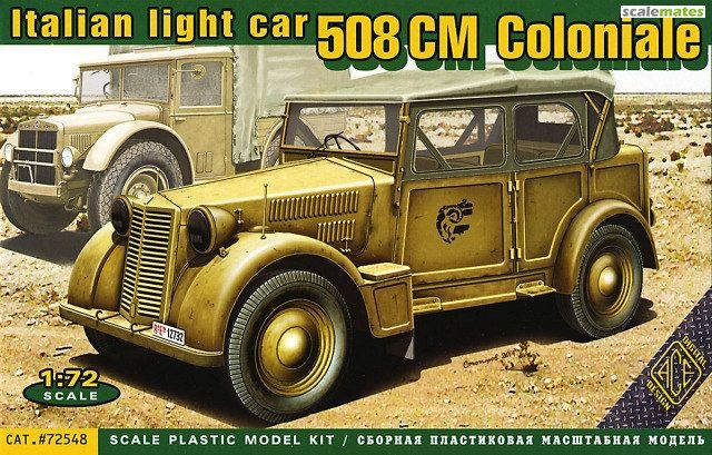1:72 Italian light car 508 CM Coloniale