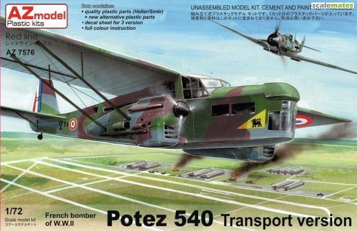 1:72 Potez 540 Transport version