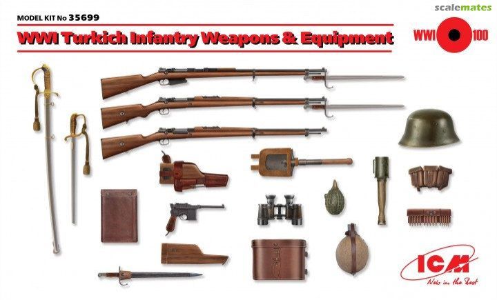 1:35 WWI Turkish Infantry Weapons & Equipment