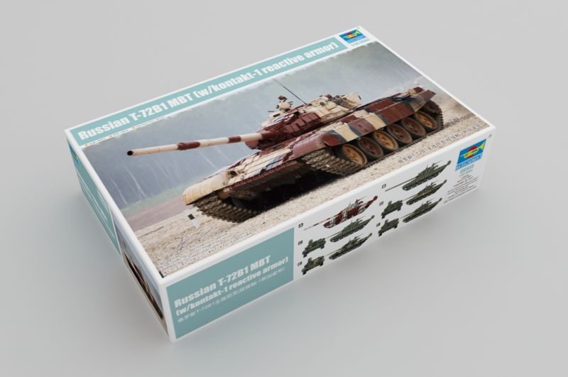 1:35 Russian T-72B1 MBT w/kontakt-1 reactive armor