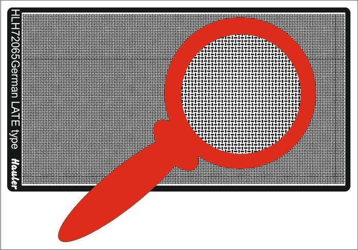 1:72 Engraved plate-GERMAN LATE type