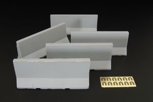 1:35 Modern concrete road barriers