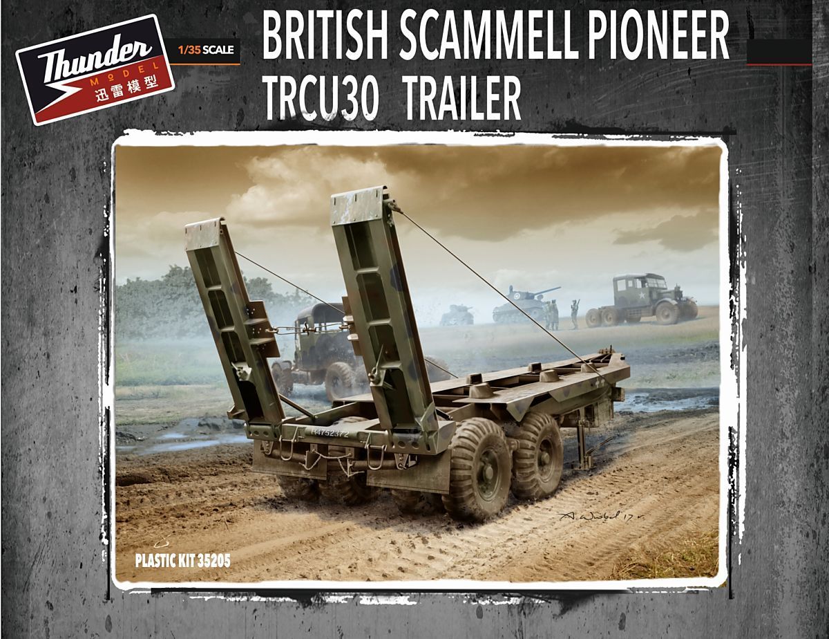 1:35 British Scammell Pioneer TRCU30 Trailer