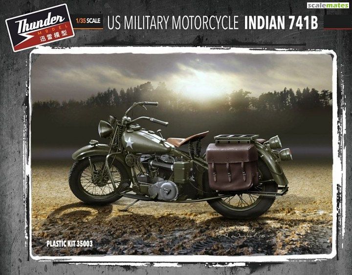1:35 US Military Motorcycle Indian 741B