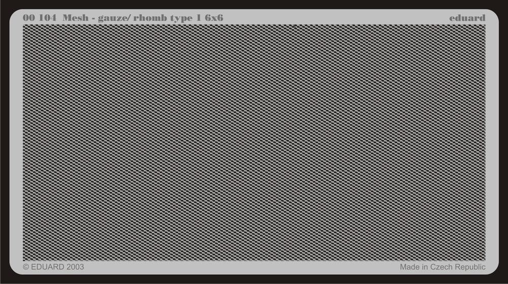 Mesh - gauze/ Rhomb type 1 6x6