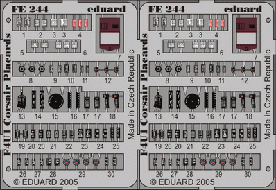 1:48 F4U-1 placards
