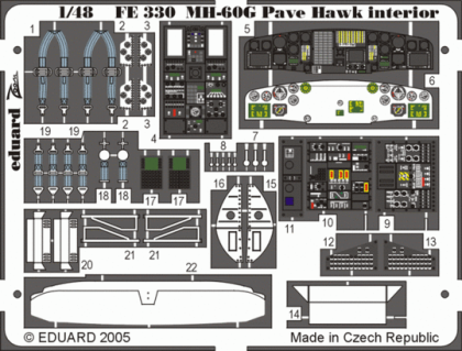 1:48 MH-60G interior