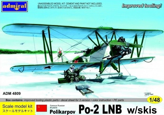 1:48 Polikarpov Po-2 LNB with skis