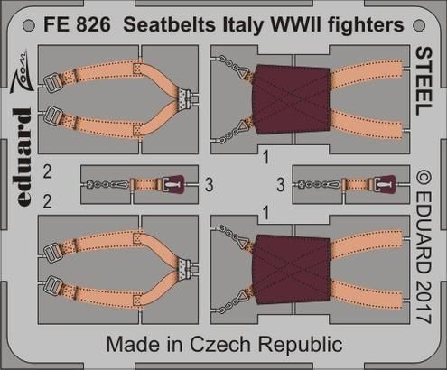 1:48 Seatbelts Italy WWII fighters STEEL