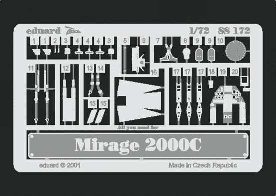 1:72 Mirage 2000C