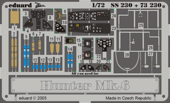 1:72 Hunter Mk.6