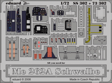 1:72 Me 262A Schwalbe