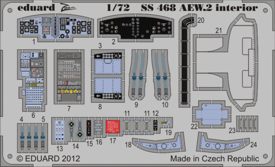 1:72 Sea King AEW.2 interior S.A.