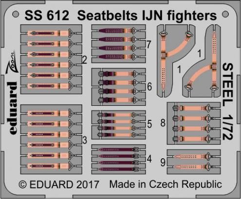 1:72 Seatbelts IJN fighters STEEL