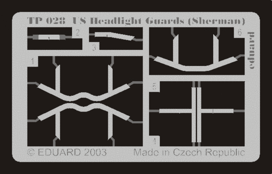 1:35 US Headlight Guards (Sherman)