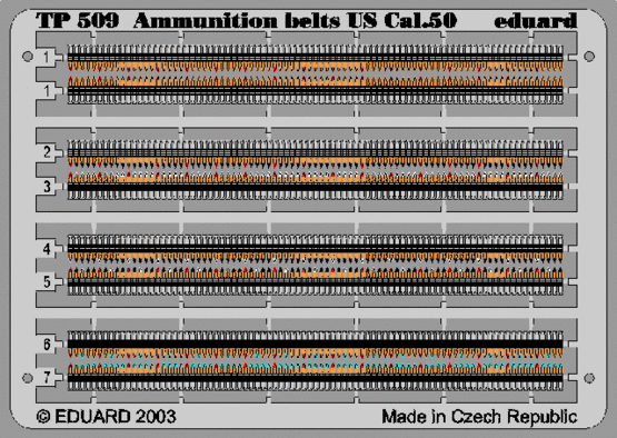 1:35 Ammunition Belts US Cal.0.50