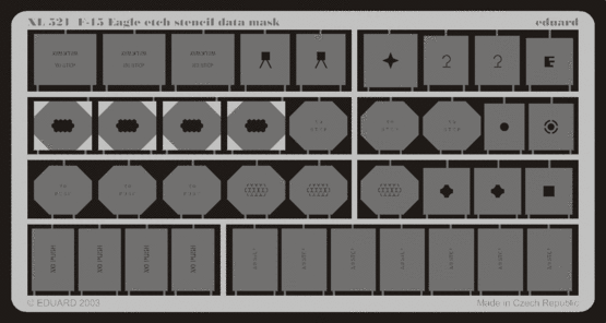 1:32 F-15 etch stencil data mask -etch