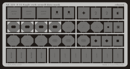 1:32 F-15 etch stencil data mask -etch