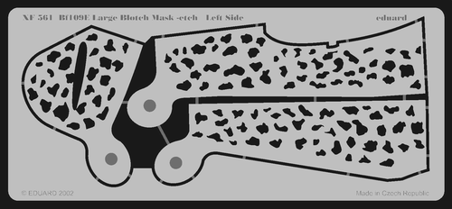 1:48 Bf 109E Large Blotch mask-etch