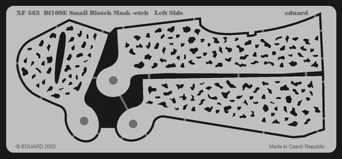 1:48 Bf 109E Small Blotch mask-etch