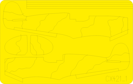 1:72 Spitfire kamuflážní schéma A