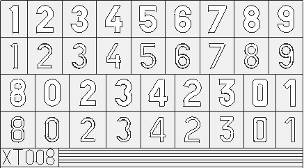 1:35 German Numbers Medium