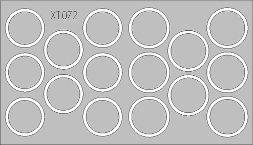 1:35 Panther Ausf.G wheel mask