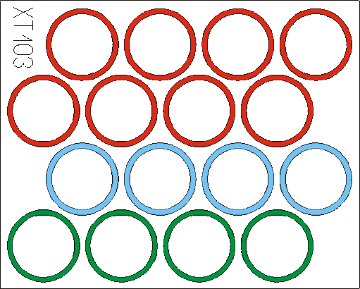 1:35 Flakpanzer Gepard wheel mask