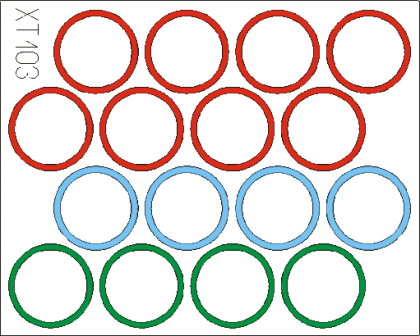 1:35 Flakpanzer Gepard wheel mask