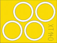 1:35 Flak 38 30mm wheel masks